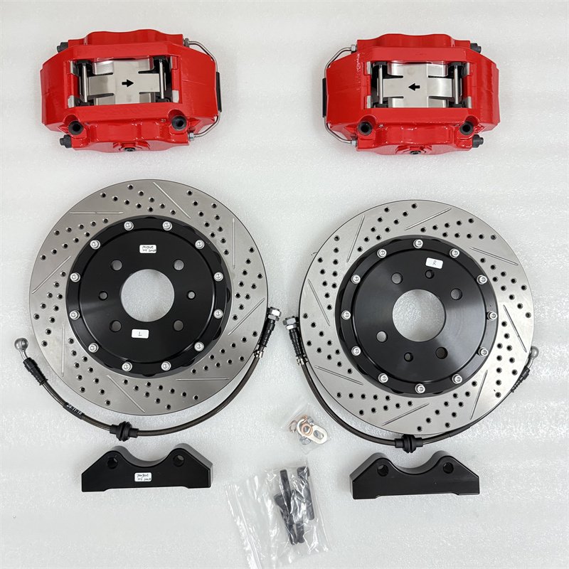 Jekit Racing Upgrade Brakes 4 Pot 7600 285/300/330mm Kit for Impreza WRX STI BRZ LEGACY