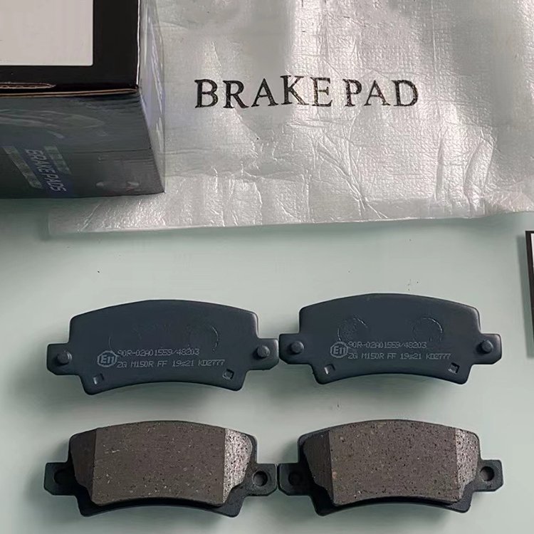 KD2777 Factory Hot Selling Sumich Auto Parts Brake System Semi-metallic Rear Brake Pads Production Line