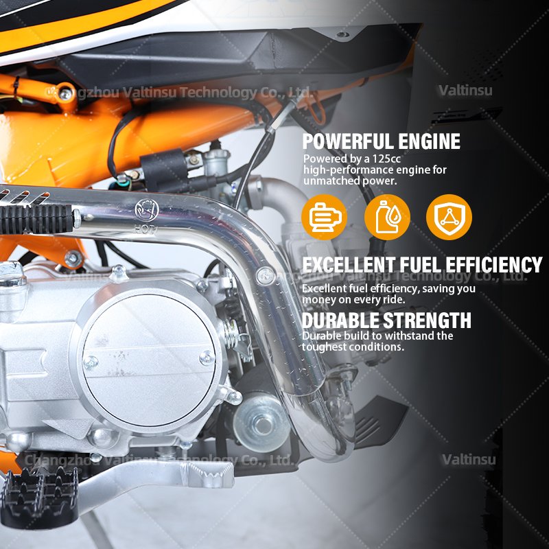 High Quality Adult Gasoline Four-Stroke 125cc Motorcycle With a Maximum Speed of 75km/h