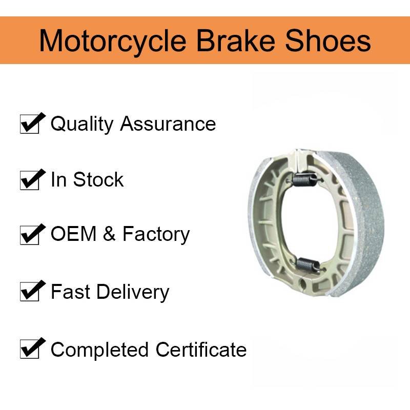 Wear-Resisting Durable Motorcycle Rear Disc Brake Shoes Parts Wave Brake Shoe