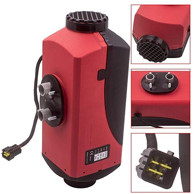 OkyRie Auxiliary 5KW 12V 24V Auto Diesel Air Heater Plastic Parking Fuel Oil Heater for Cars Trucks Buses Air Conditioner