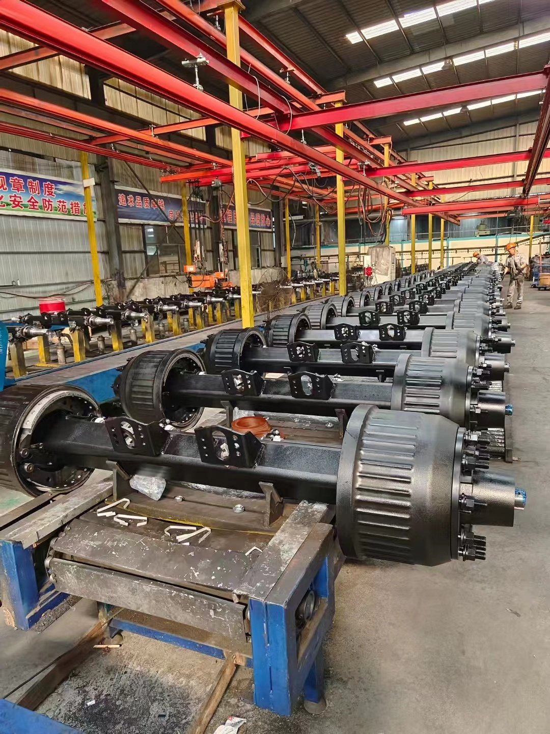 China Manufacturer Good Quality American Type 10/13ton Axles Truck Trailer Axle