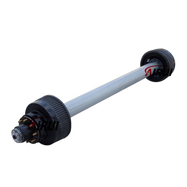 HF 74" SC 47" 12K Trailer Axle with 12000 lb 12.25*5"inch Electric Brake Assembly and 8 Lug Drum for Trailer
