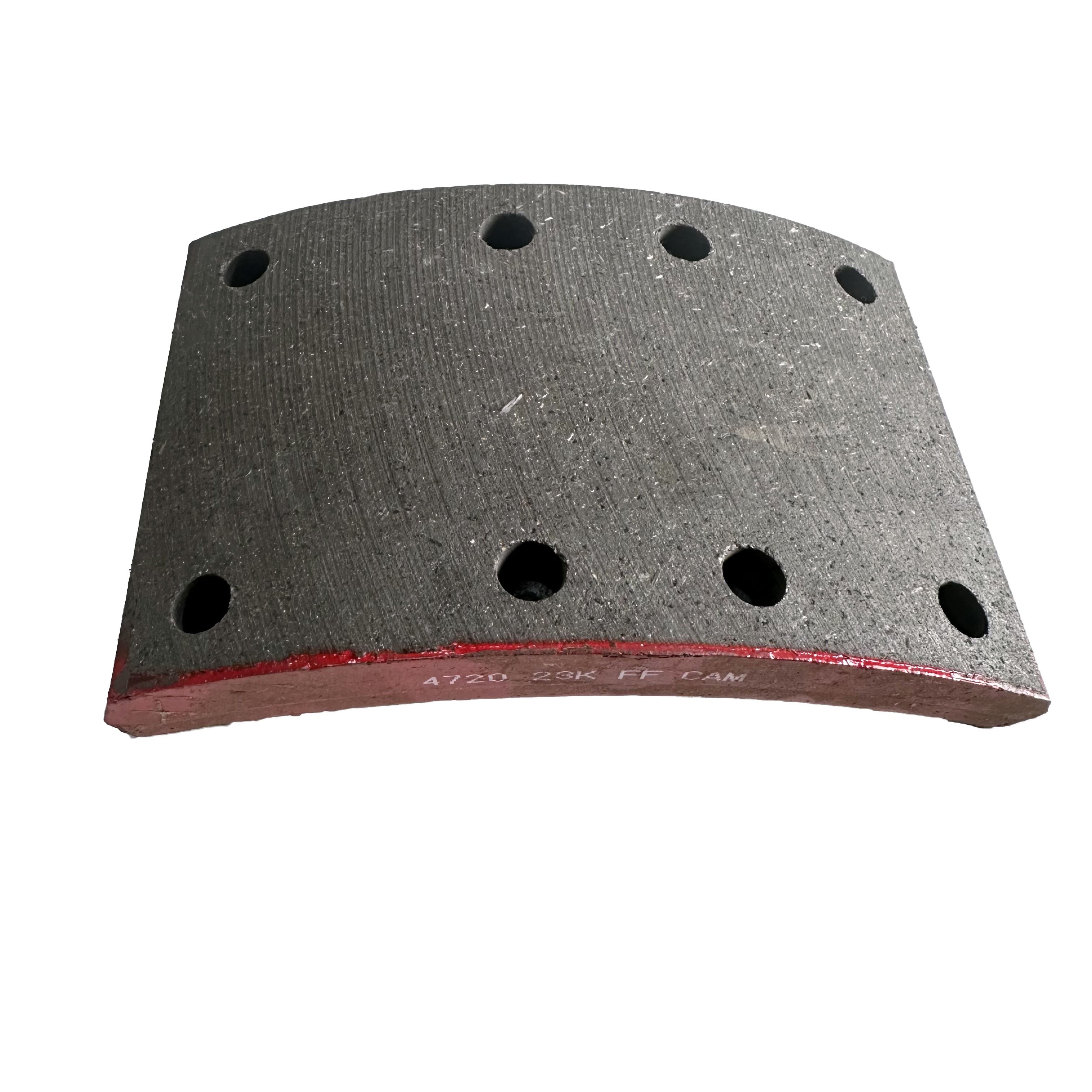 High Quality Long Life No Noise Truck Trailer Bus Rear Brake Shoe Brake Lining 4720