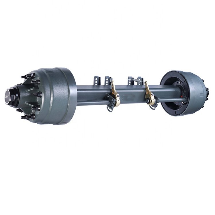 Truck and Trailer Axles 12 Ton Trailer Axle Semi Brake Drum Trailer Axle