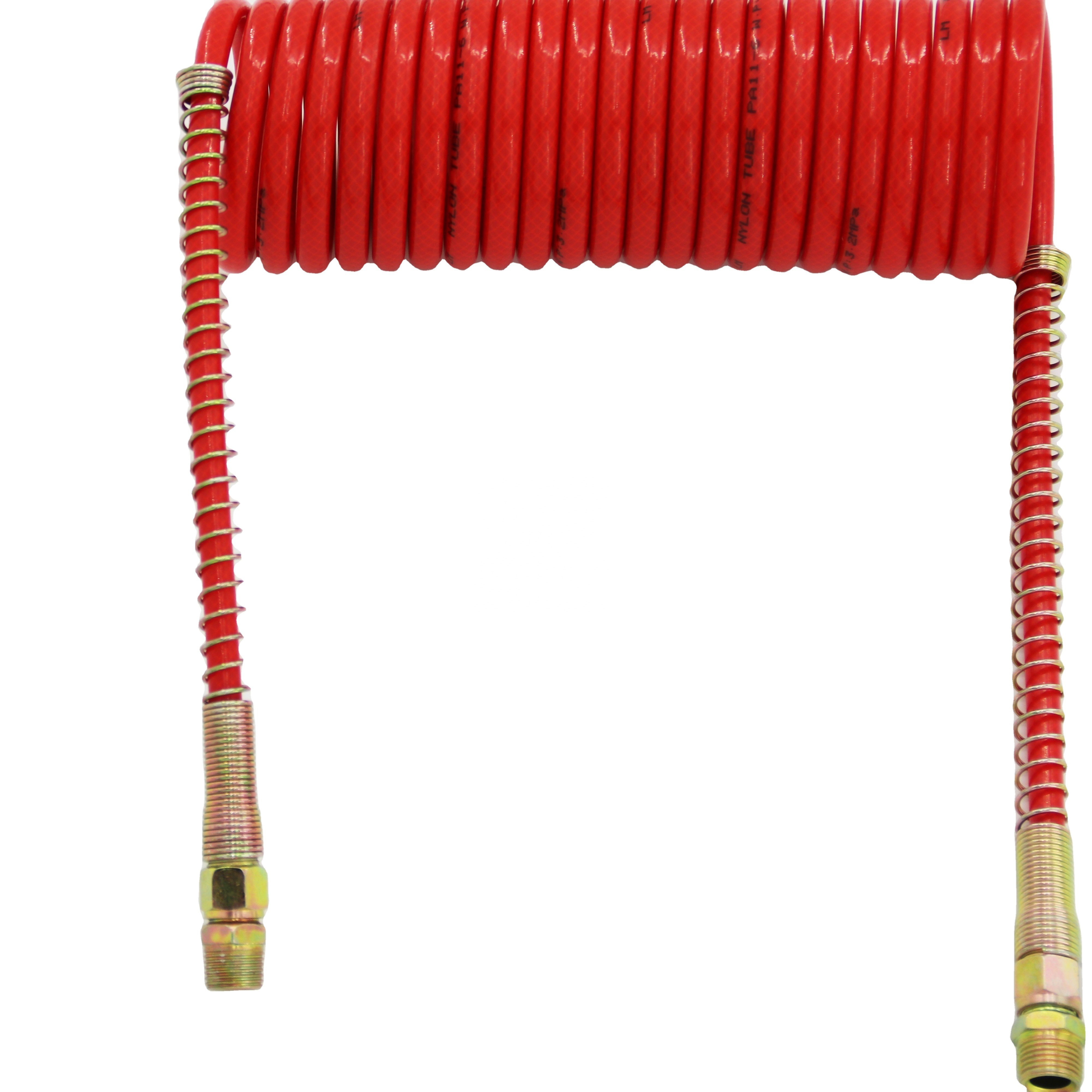 HJYAJZT Brand Sinotruk Howotruck Parts Coil Coiled Air Line Hose Set Trailer Brake Pa Nylon Spiral Coil Air Brake Hose