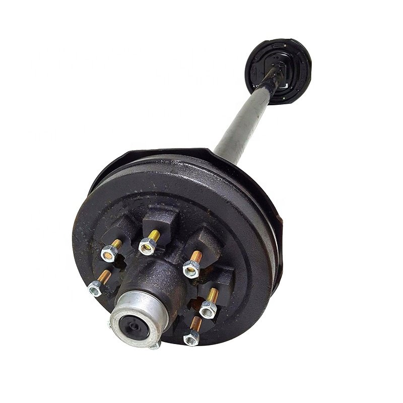 China Supplier 3500 5200 7000 lb Light Trailer Axle with Electric / Hydraulic / Mechanical Drum Brake