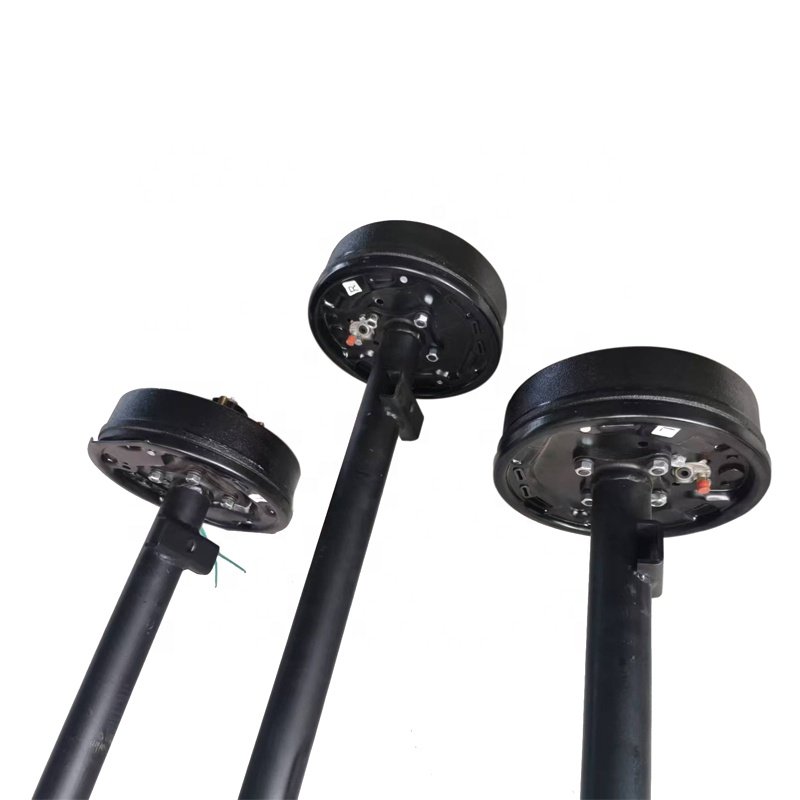 China Supplier 3500 5200 7000 lb Light Trailer Axle with Electric / Hydraulic / Mechanical Drum Brake