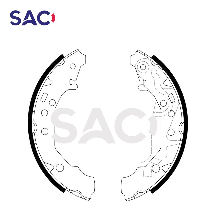 SAC Hot Sale K9005 9972 Car Brake Shoes for Suzuki Every Da17