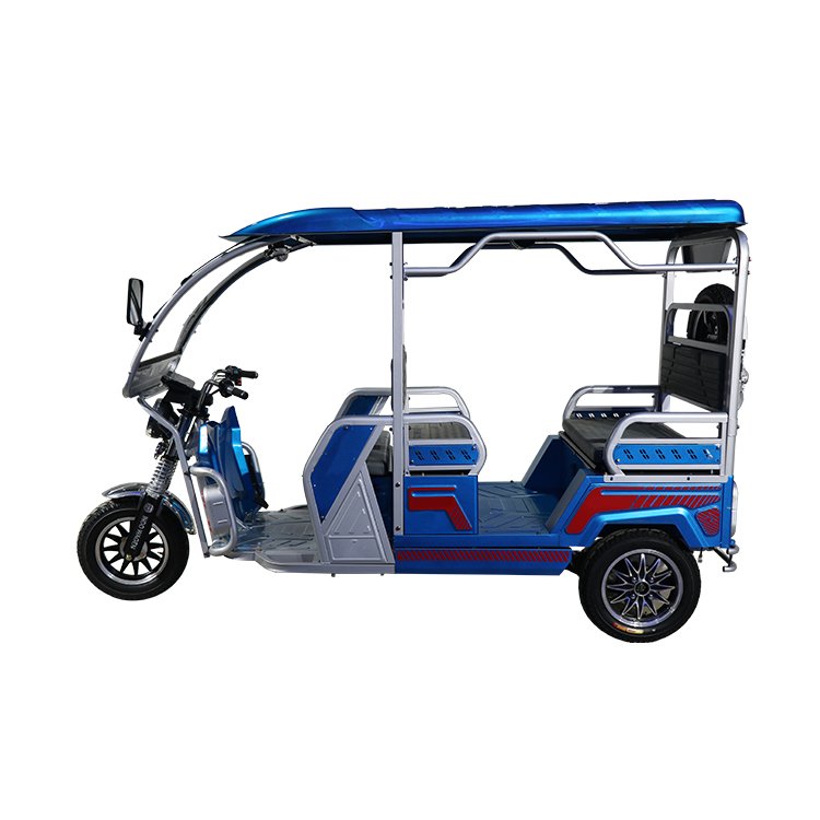 QSD Open-Body Smart E Rickshaw High Quality Electric Rickshaw Tuk Tuk for Cargo and Passenger Three Wheeler Auto Rickshaw