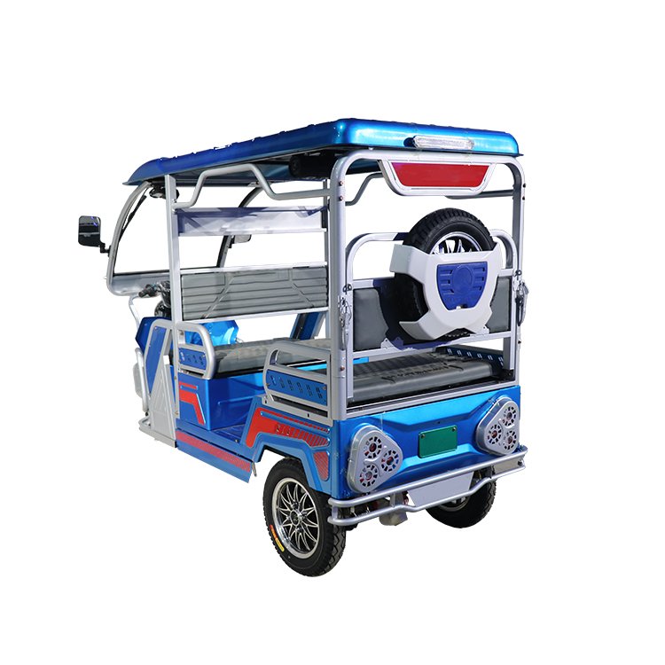 QSD Open-Body Smart E Rickshaw High Quality Electric Rickshaw Tuk Tuk for Cargo and Passenger Three Wheeler Auto Rickshaw