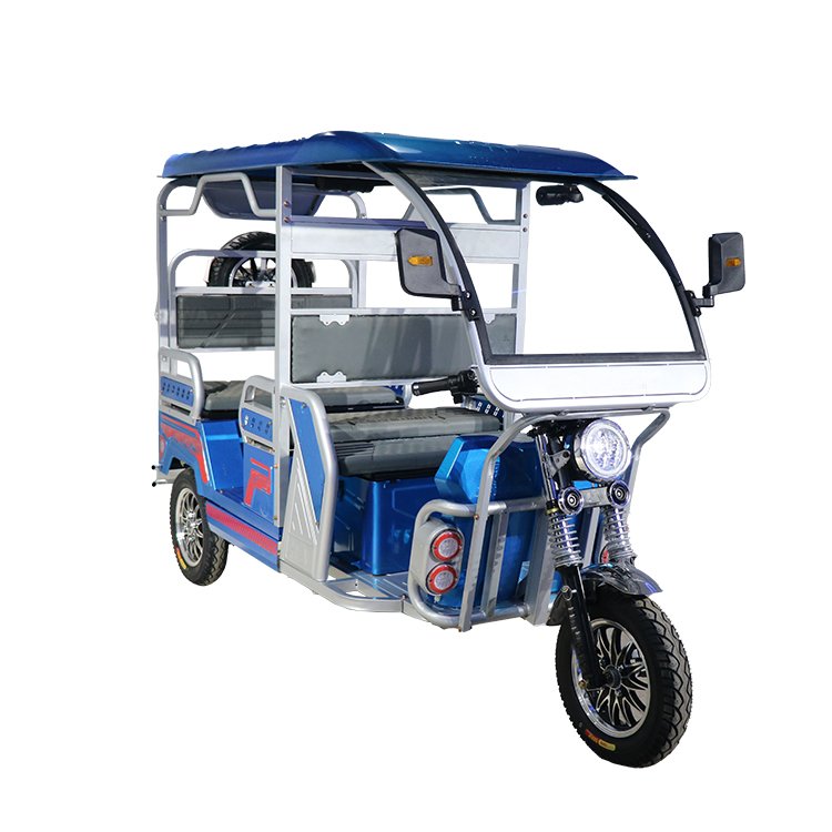 QSD Open-Body Smart E Rickshaw High Quality Electric Rickshaw Tuk Tuk for Cargo and Passenger Three Wheeler Auto Rickshaw