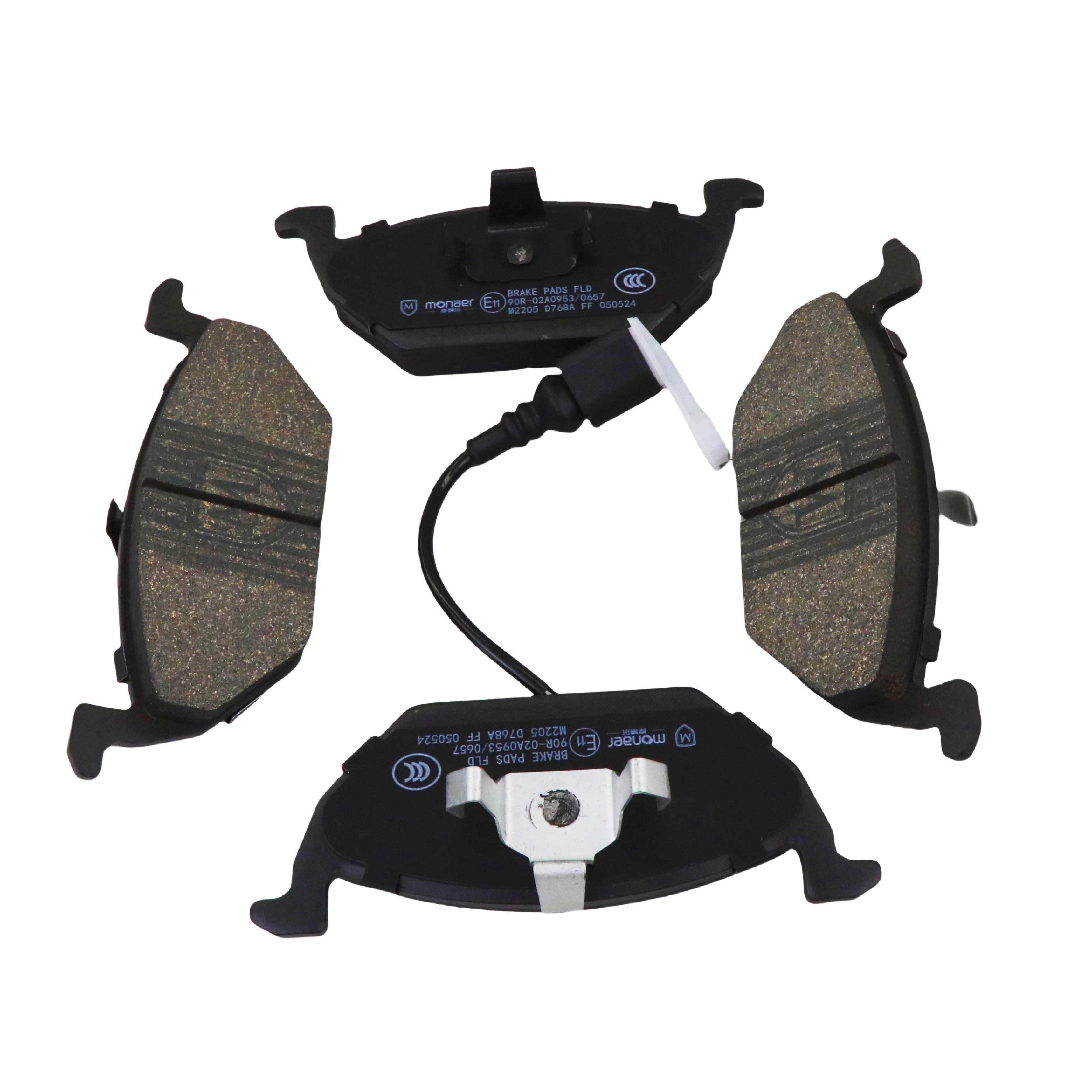 Monaer Ceramic Brake Pads D768A M2205 High Quality Brake Pad for VAG Wear-resistant