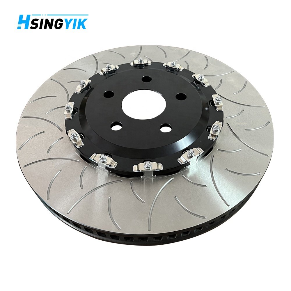 Hsingyik 2PC Rotor Kit CCB to Iron Conversion 390 MM Upgrade Brake Disc Rotor for Porsche Cayenne 92A