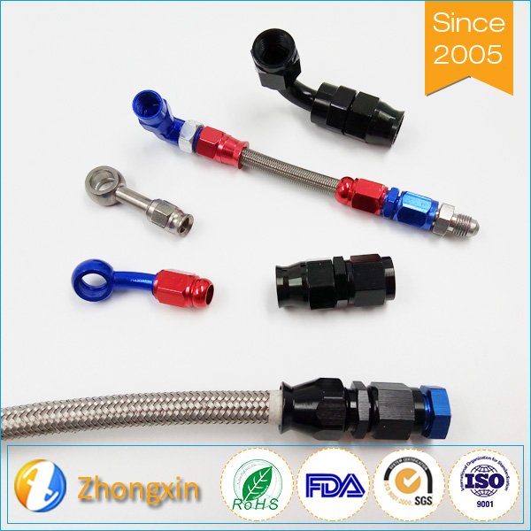 High Quality An10 Auto Stainless Steel Braided Ptfe Fuel Oil Cooler Hose