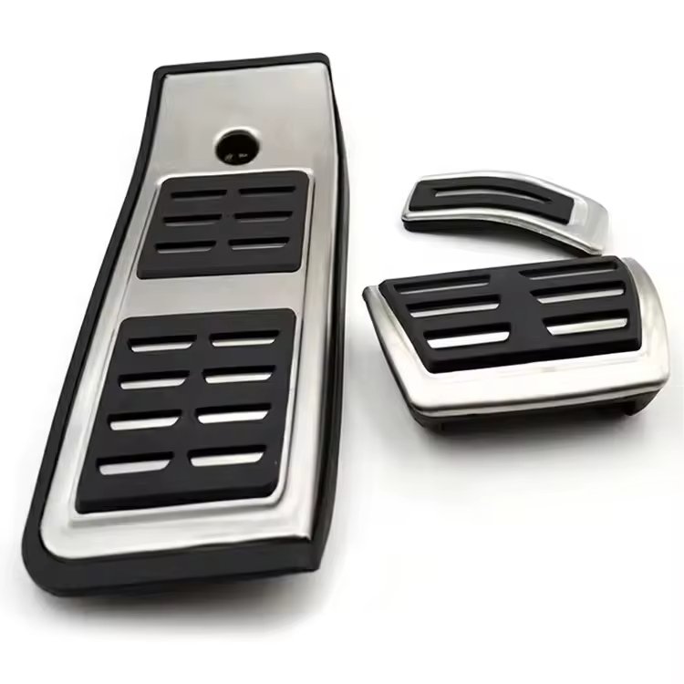 QSF Brake Fuel Accelerator Pedal Cover Kit Car Accessories for audi A4/A5/S5/B9 2016-2021