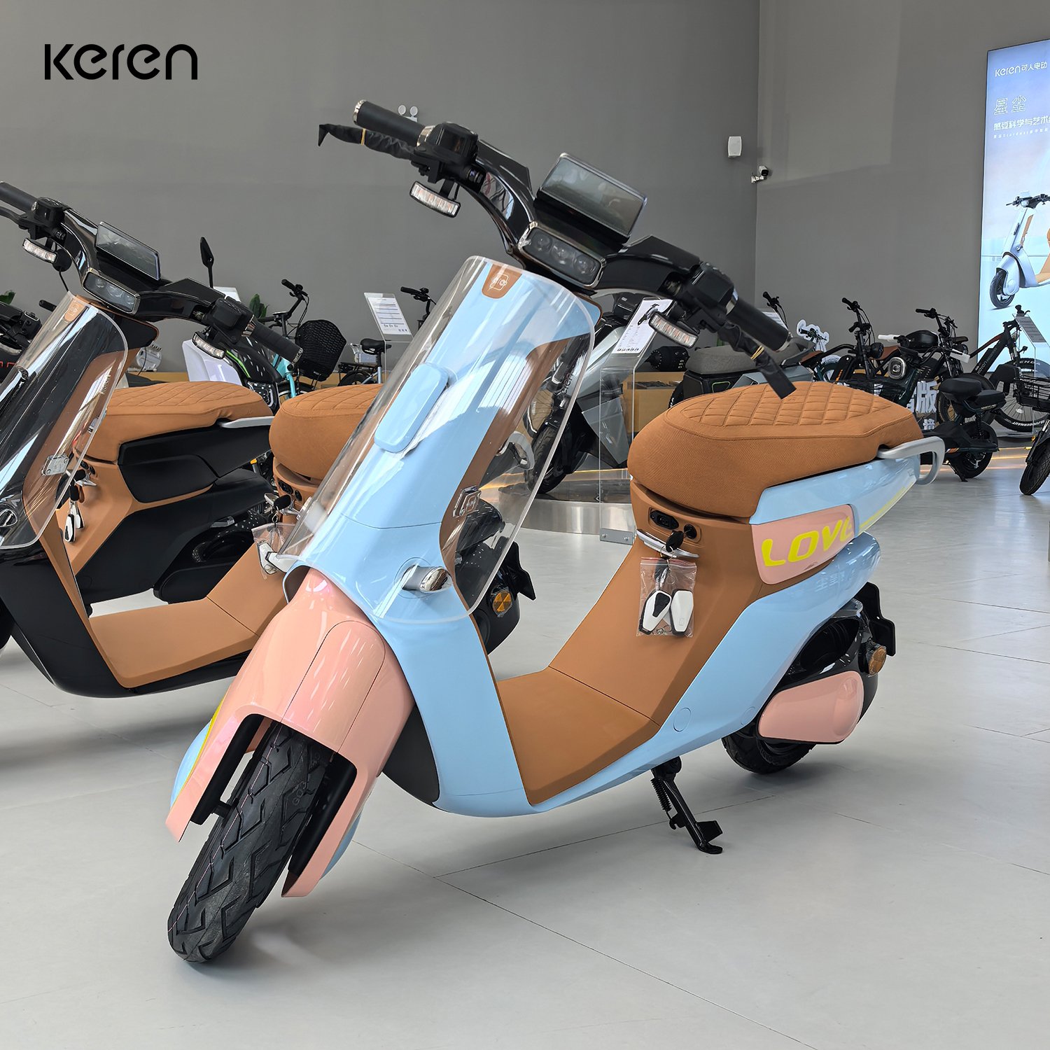 Rear Hub Motor 48V 20Ah Lead Acid Battery E Scooter 800w 43km/h E-scooter Electric Motorcycle