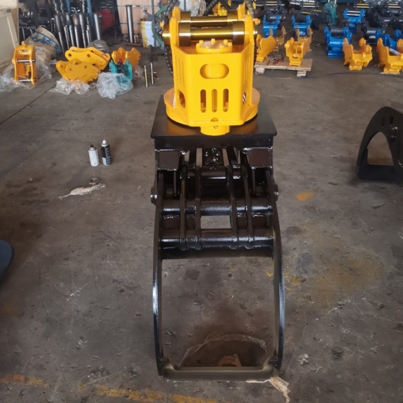 DHG-02 Forest Harvesting Machine for 5-9 Ton Excavator Hydraulic Log Grapple Mechanical/ Hydraulic Grapple Rotation Wood Grapple