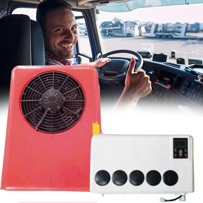JP Truck Van Cabin 12V 24V 12/24 Volt Truck Parking air Conditioner Truck air Conditioner 12v