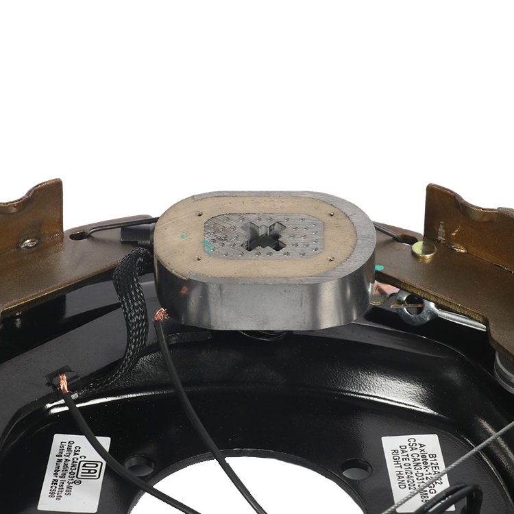 12" X 2" Electric Brake Trailer Self Adjusting Backing Plates Trailer Brake Trailer Parts