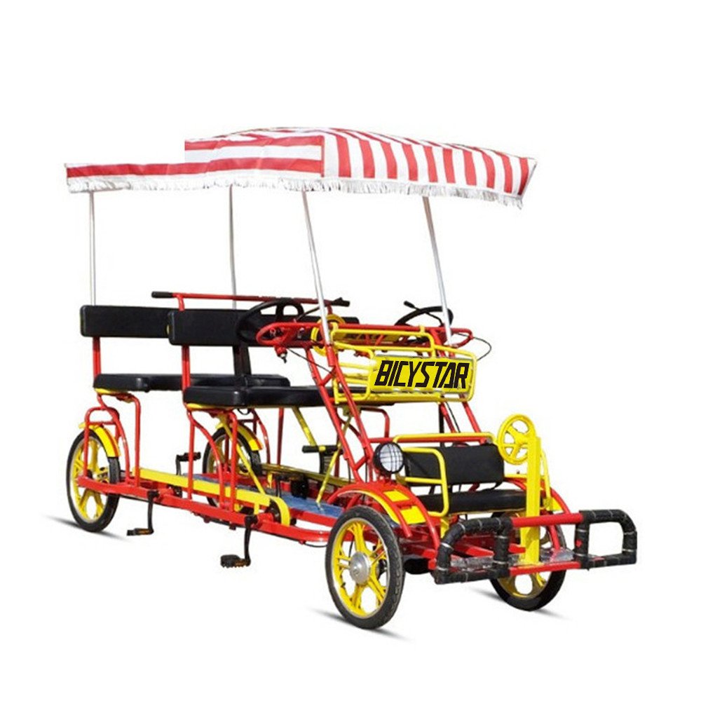 J 4 Person Quad Bike Atv 500cc 4x4 Quadricycle Surrey Bicycle