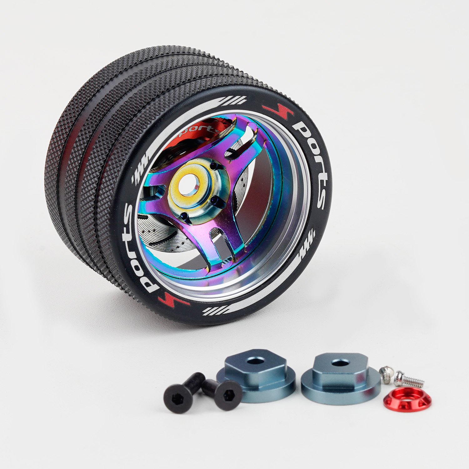 Hot Sale RC Remote Hand Steering Wheel with Brake Disc Brake Caliper for Flysky NB4 FUTABA SANWA WFLY X9 Transmitter