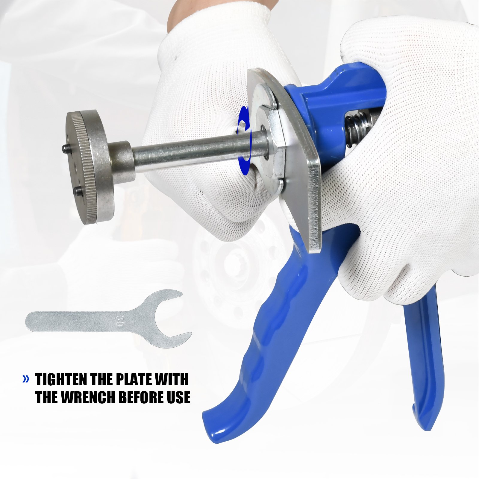 Sunbright Brake Caliper Piston Rewind Tool - Single Discs Rear Brake Kit, Combines Adjustment & Compression for Smooth Brakes