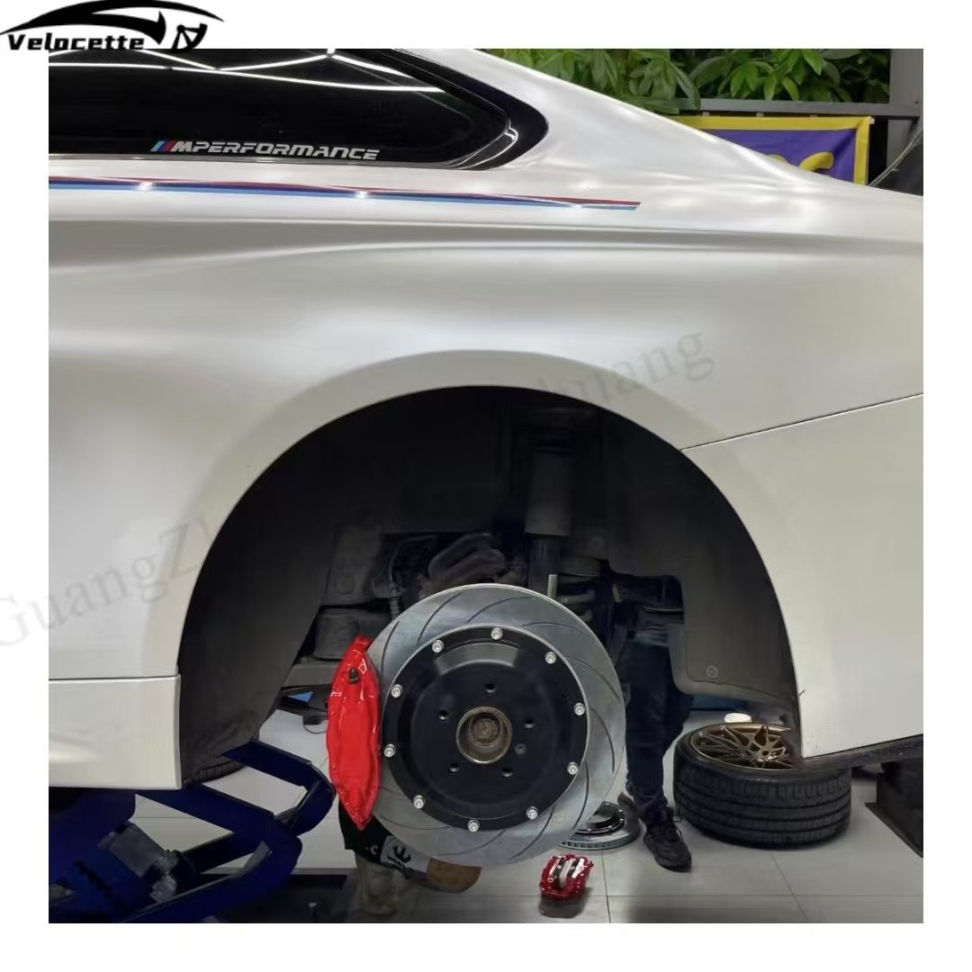 Brake Accessories Big Brake 6 pistons caliper kit rear 4 pot with 355 380mm rotor For bmw e39 m5 f10 2014 vw golf mk6 subaru wrx