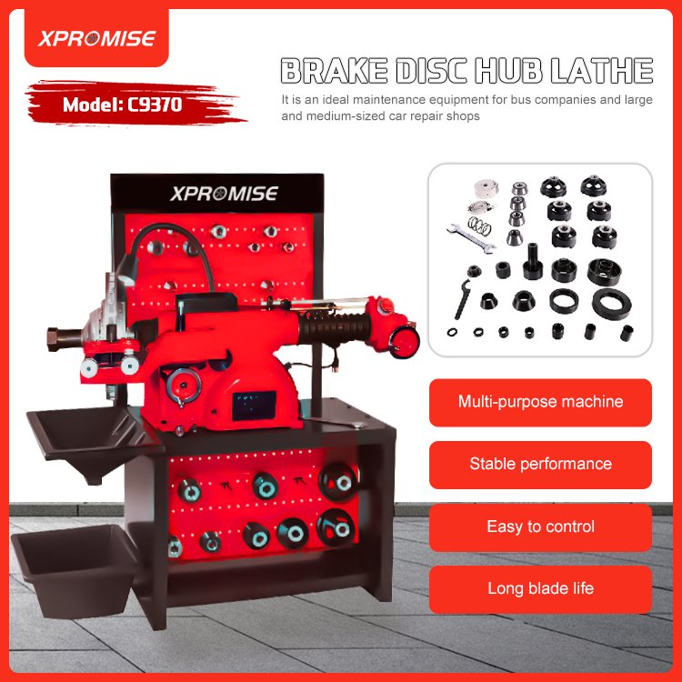 Auto Workshop Equipment Brake Drum and Brake Disc Lathe Machine C9370