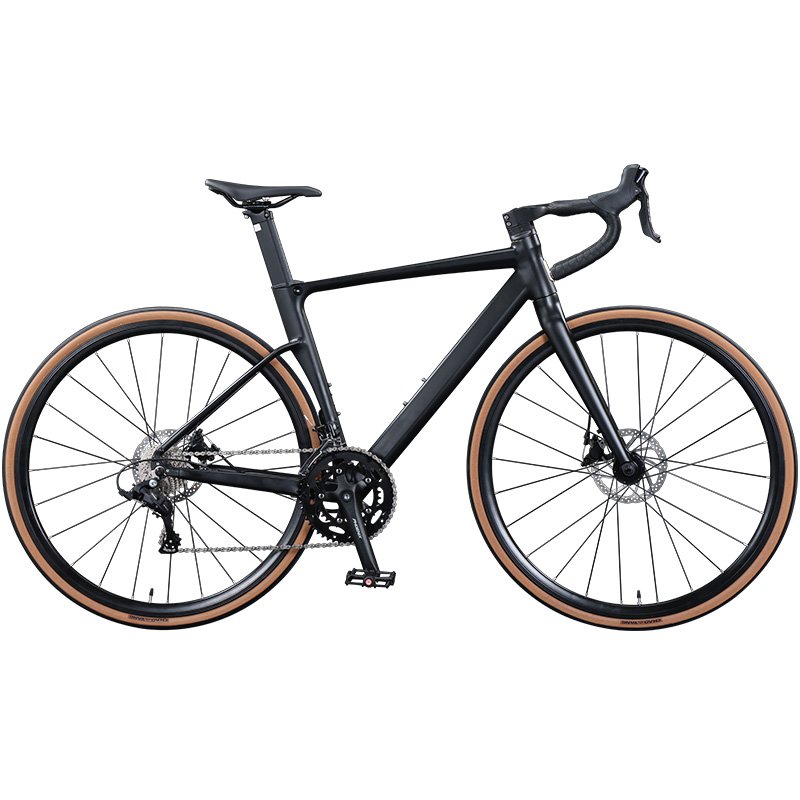 FR990 Men's Road Bicycle Aluminum Alloy Bend Gear Cylinder Shaft Oil Disc Competition Adult Hydraulic Disc Brake Road Bike