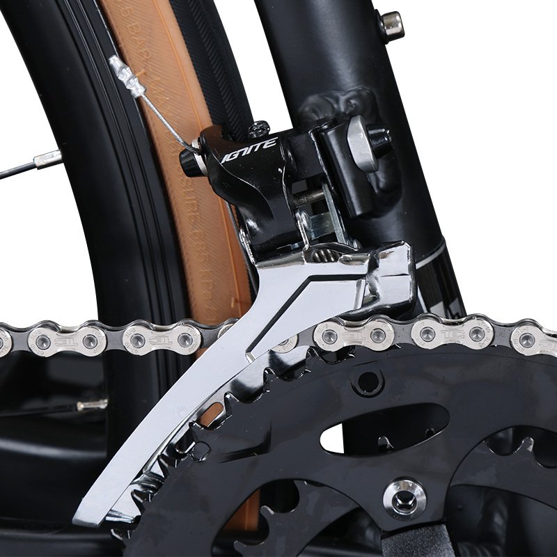 FR990 Men's Road Bicycle Aluminum Alloy Bend Gear Cylinder Shaft Oil Disc Competition Adult Hydraulic Disc Brake Road Bike
