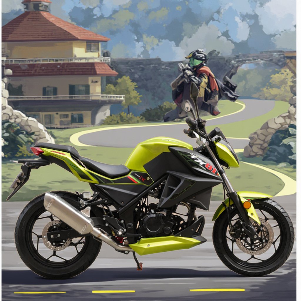 Popular 200CC Gasoline Sport Racing Motorcycle 4 Stroke Engine Disc Brake Directly Chinese Factory