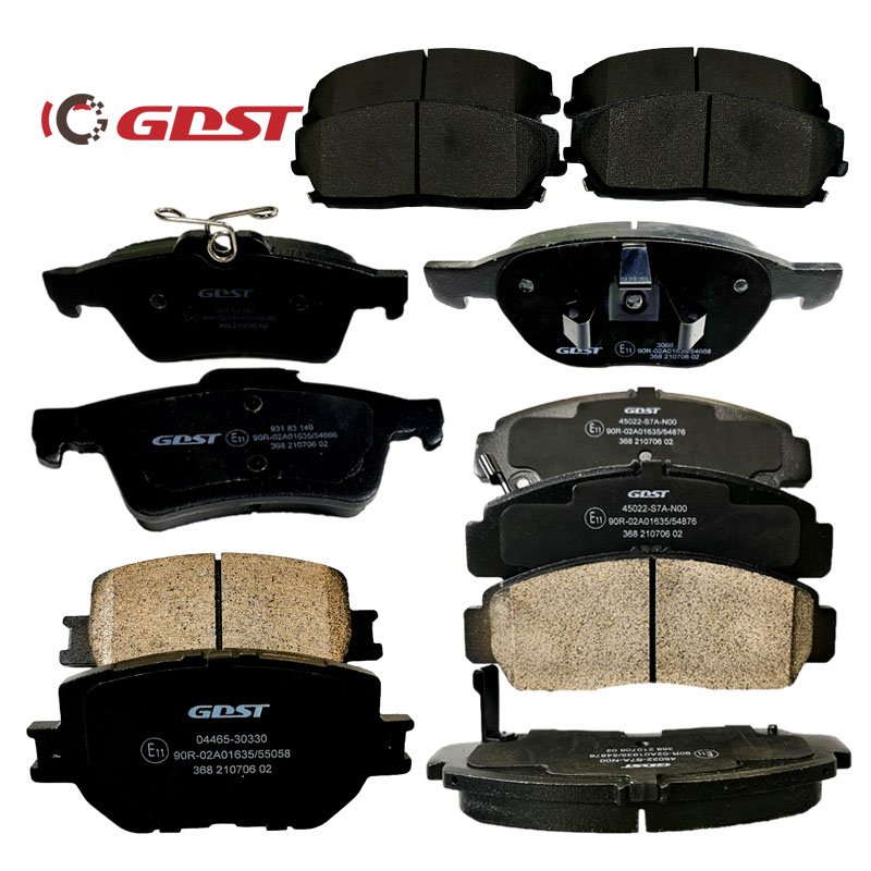 GDST High Quality Truck Parts Factory Price One Year Warranty D2382 Semi-Metal Ceramic Rear Brake Pads for Suzuki Japanese Car