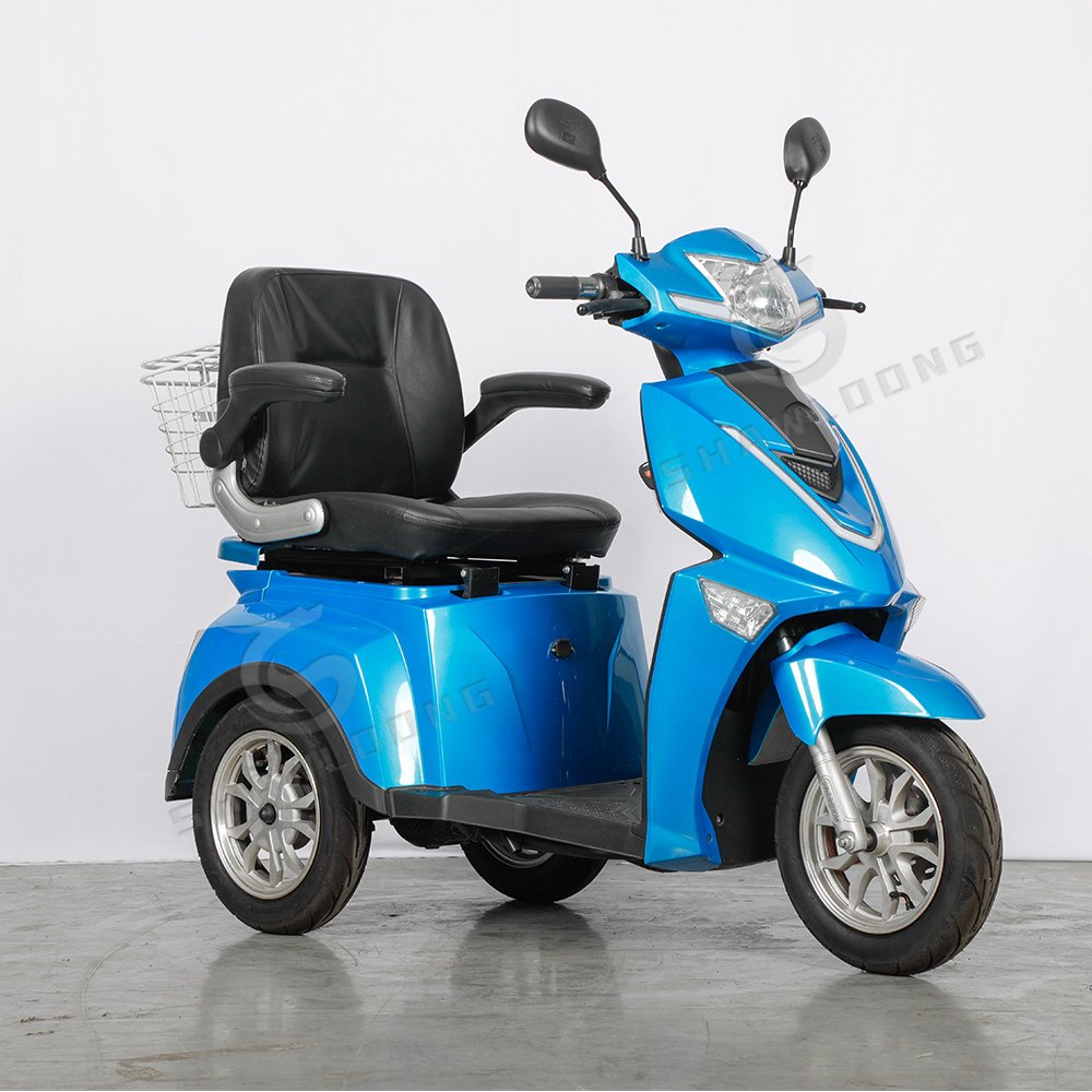 Motor Scooter Electric Trike with Basket LED Electric Tricycles New 48V 500W Arrivals Mobility Scooters 3 Wheels Tricycle