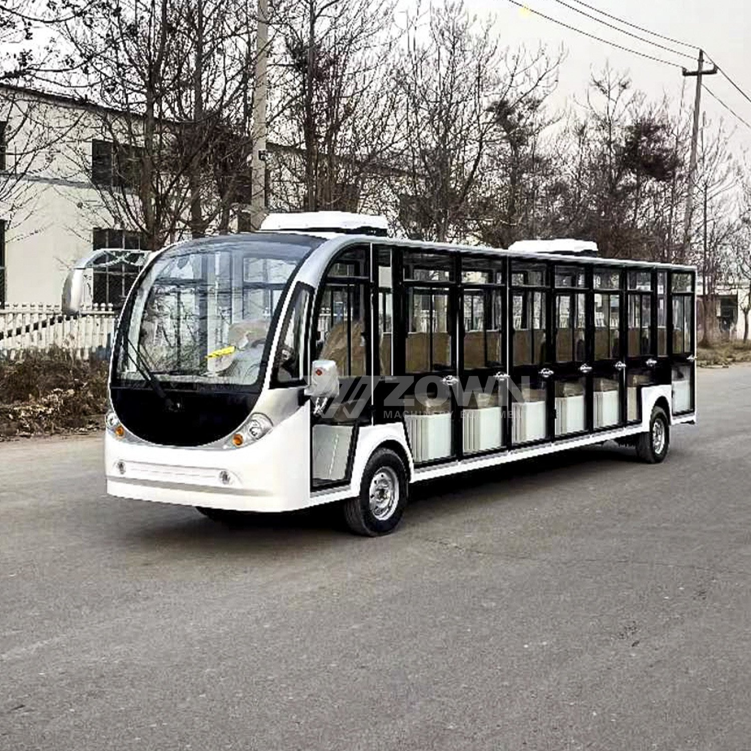 High Quality 17 Seater Shuttle Bus Electric City 72V Sightseeing Electric Buses