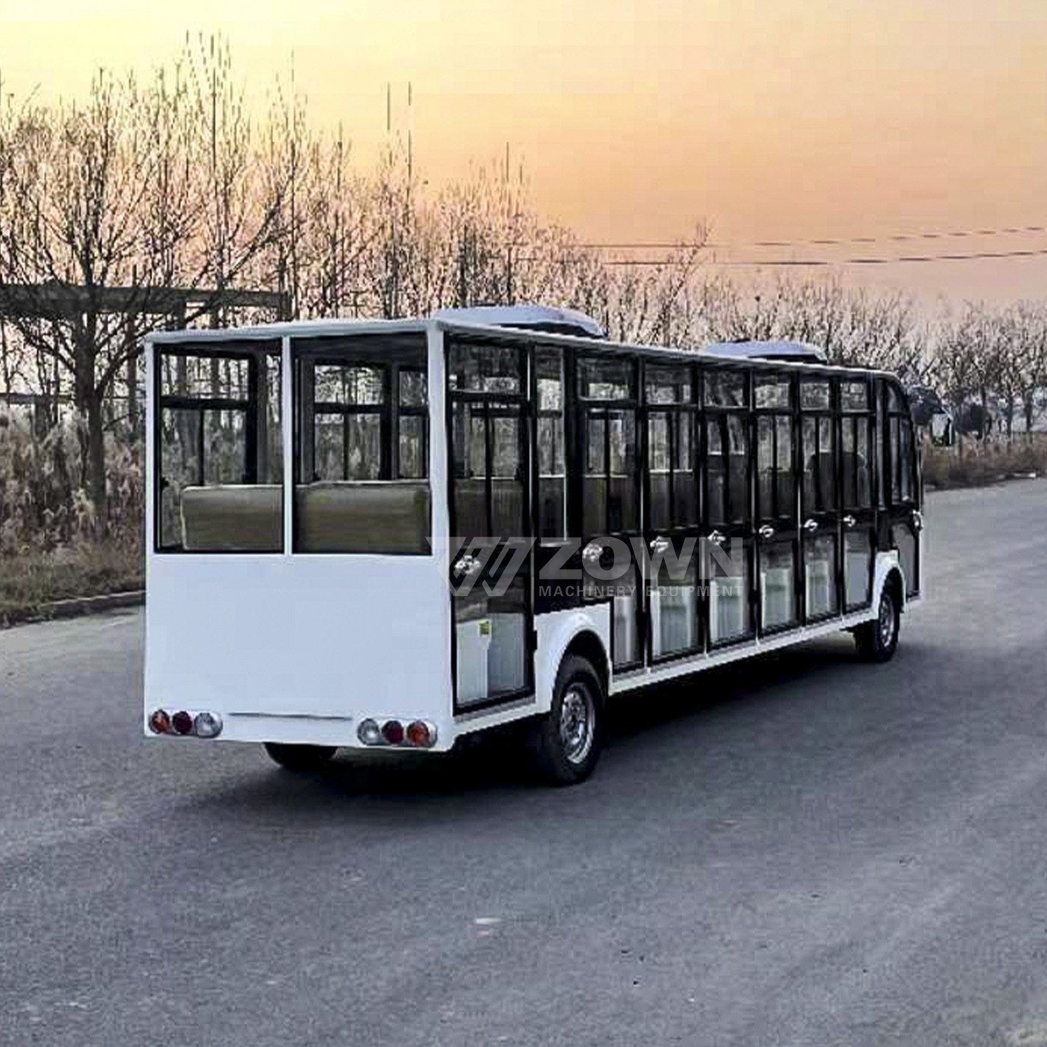 High Quality 17 Seater Shuttle Bus Electric City 72V Sightseeing Electric Buses