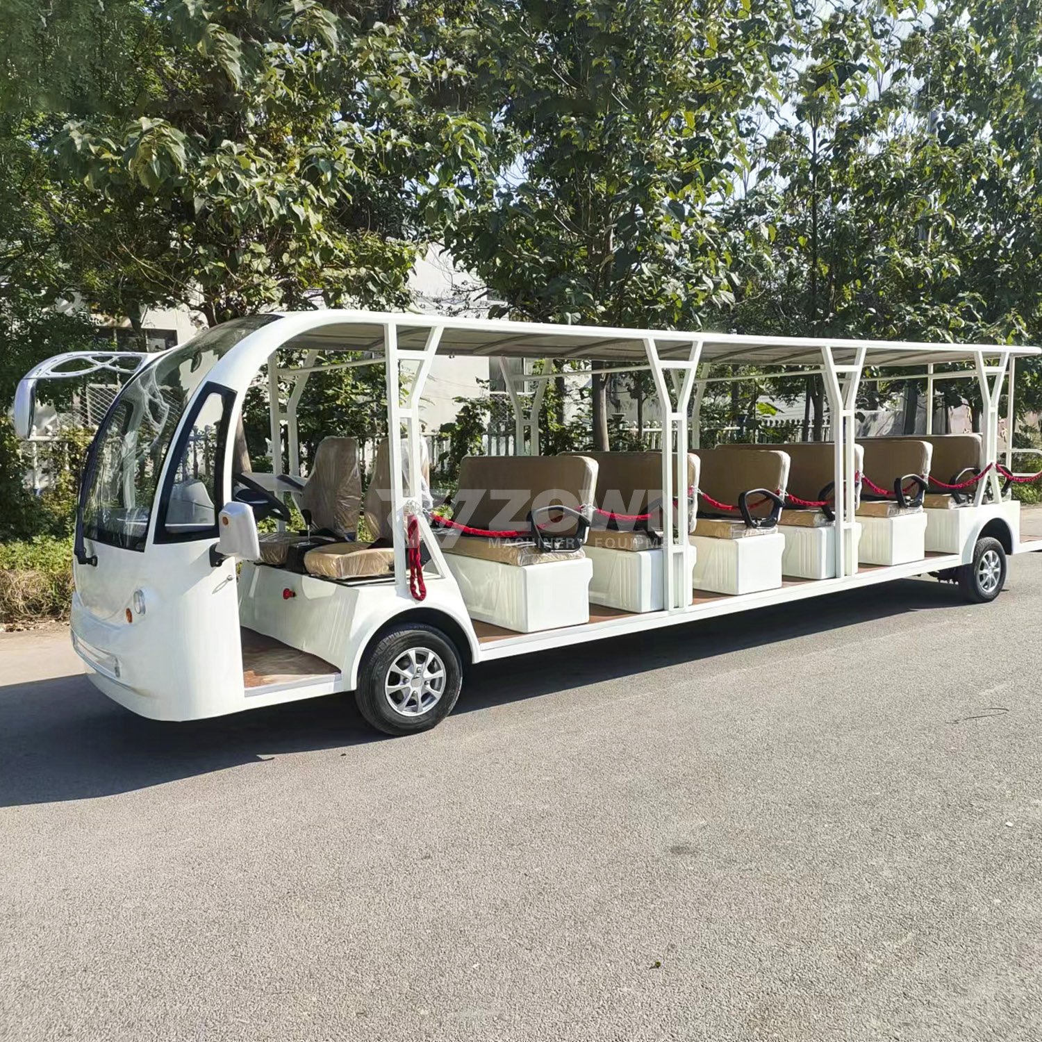 High Quality 17 Seater Shuttle Bus Electric City 72V Sightseeing Electric Buses