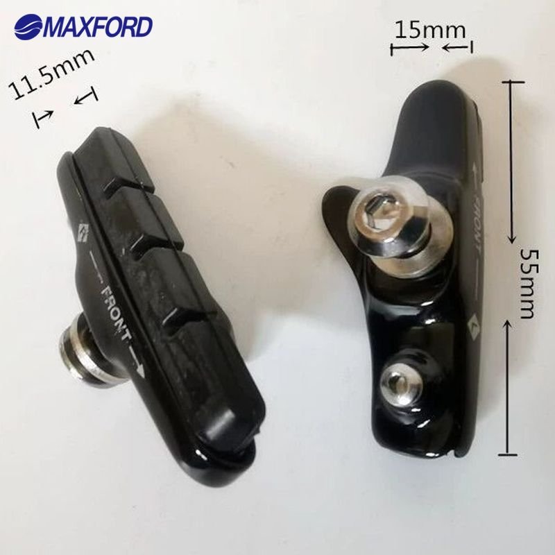 MAXFORD Silent Brake Pads Wear Resistant Rubber Brake Pads Bike Spare Parts Bicycle Rubber Alloy V Brake Pad