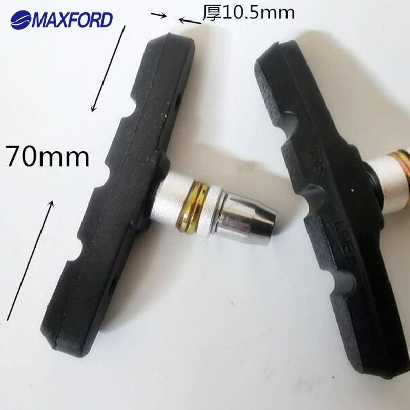 MAXFORD Silent Brake Pads Wear Resistant Rubber Brake Pads Bike Spare Parts Bicycle Rubber Alloy V Brake Pad