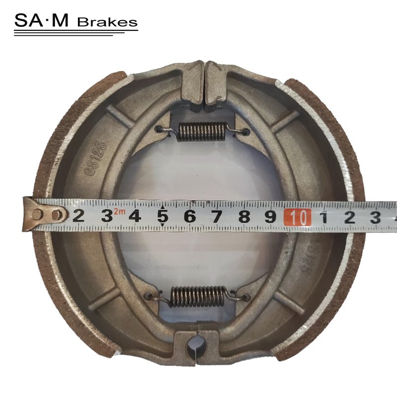 SAM Factory Brake Shoe for Gn125 Hj125-7 Gs125 Gp125 Akt150 Evo Motorcycle Spare Parts Pastillas De Frenos