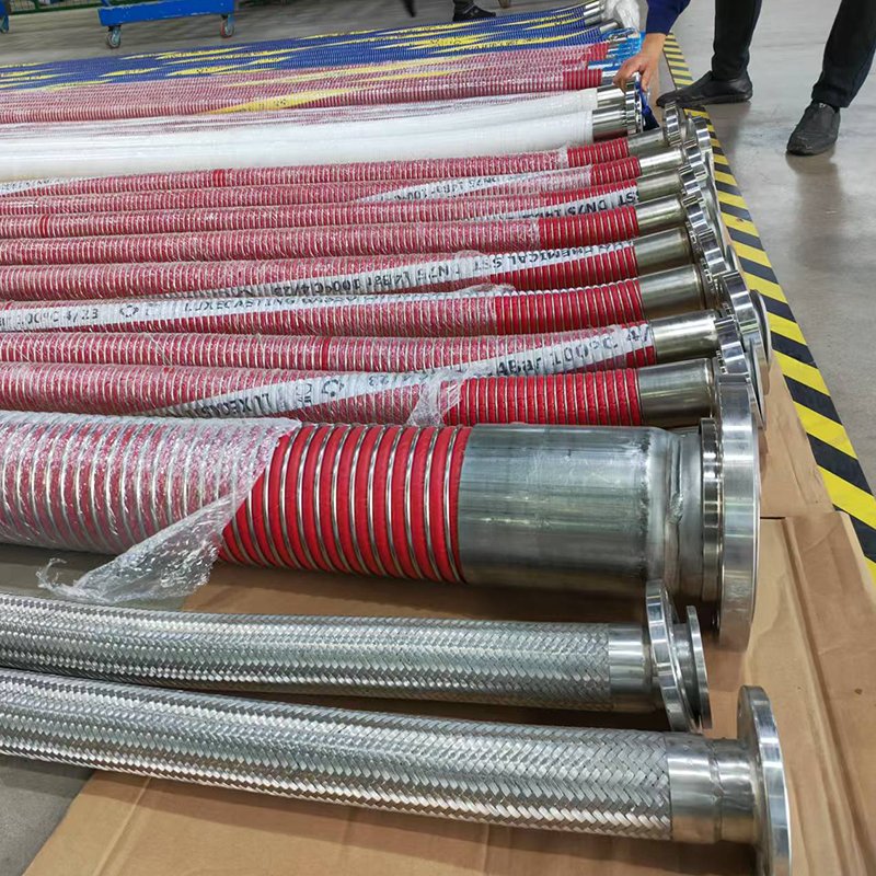 SST Large Diameter Flexible Composite Oil Suction Hose Chemical Delivery Petroleum Composite Hose Tube Pipe