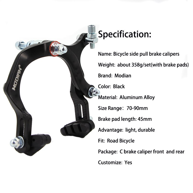 Hot Selling Mx-103 Model Number Bicycle Parts Accessories Black Bicycle Caliper Brake