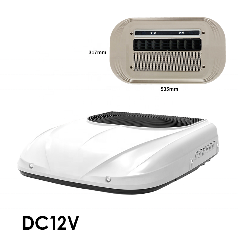 12V Mini Split Battery Powered Air Conditioner 24V AC Evaporator Trucks Electric Parking Cooler Auto Parking Conditioner Trucks