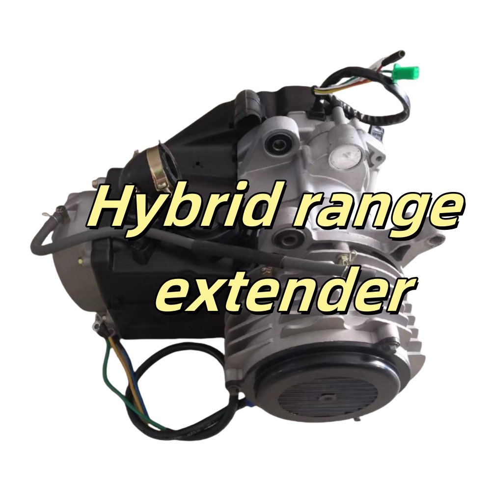 2025 Popular 72V 1500W Power 5L Fuel tank Oil-electric Hybrid Extended Range Electric Motorcycle