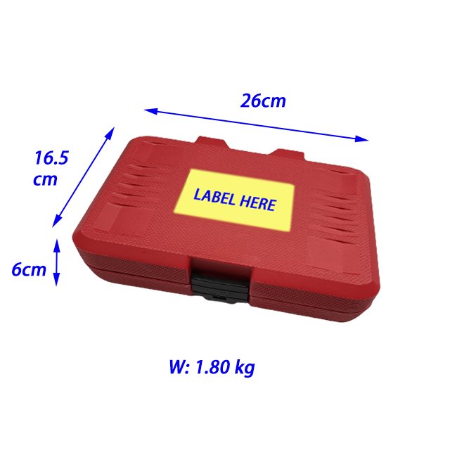 TAIWAN CALIBRE 23pc Bushing Bearing Seal Driver Push Press Disc Tool Set, Bearing and Seal Driver Set