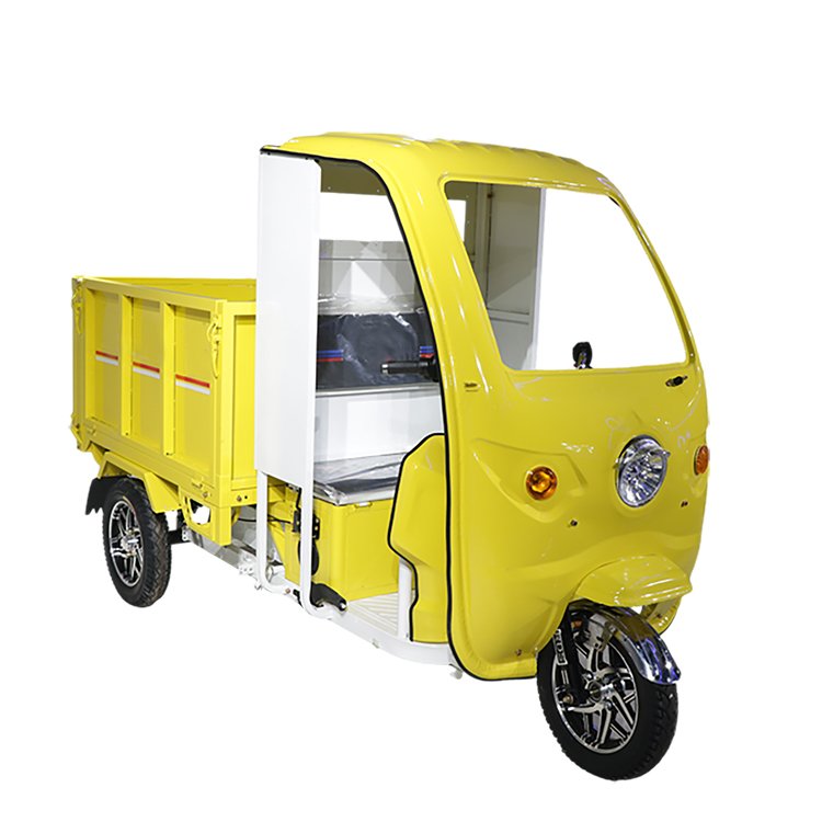 QSD Wholesale High Quality 3 Wheel Heavy Cabin Loading Large Cabin Electric Type Cargo For Farm Vegetable Transport