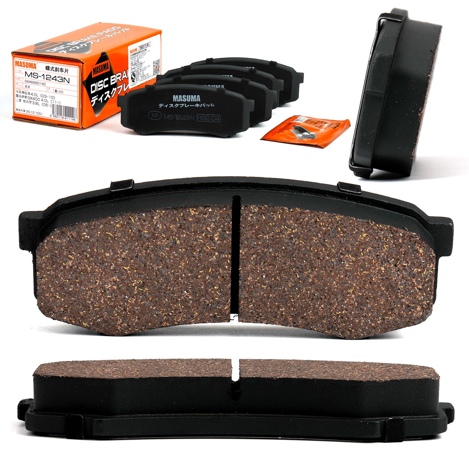 MS-E0055N MASUMA Auto Spare Part Noise Brake Pads 34116775314 for bmw 5 (F10)