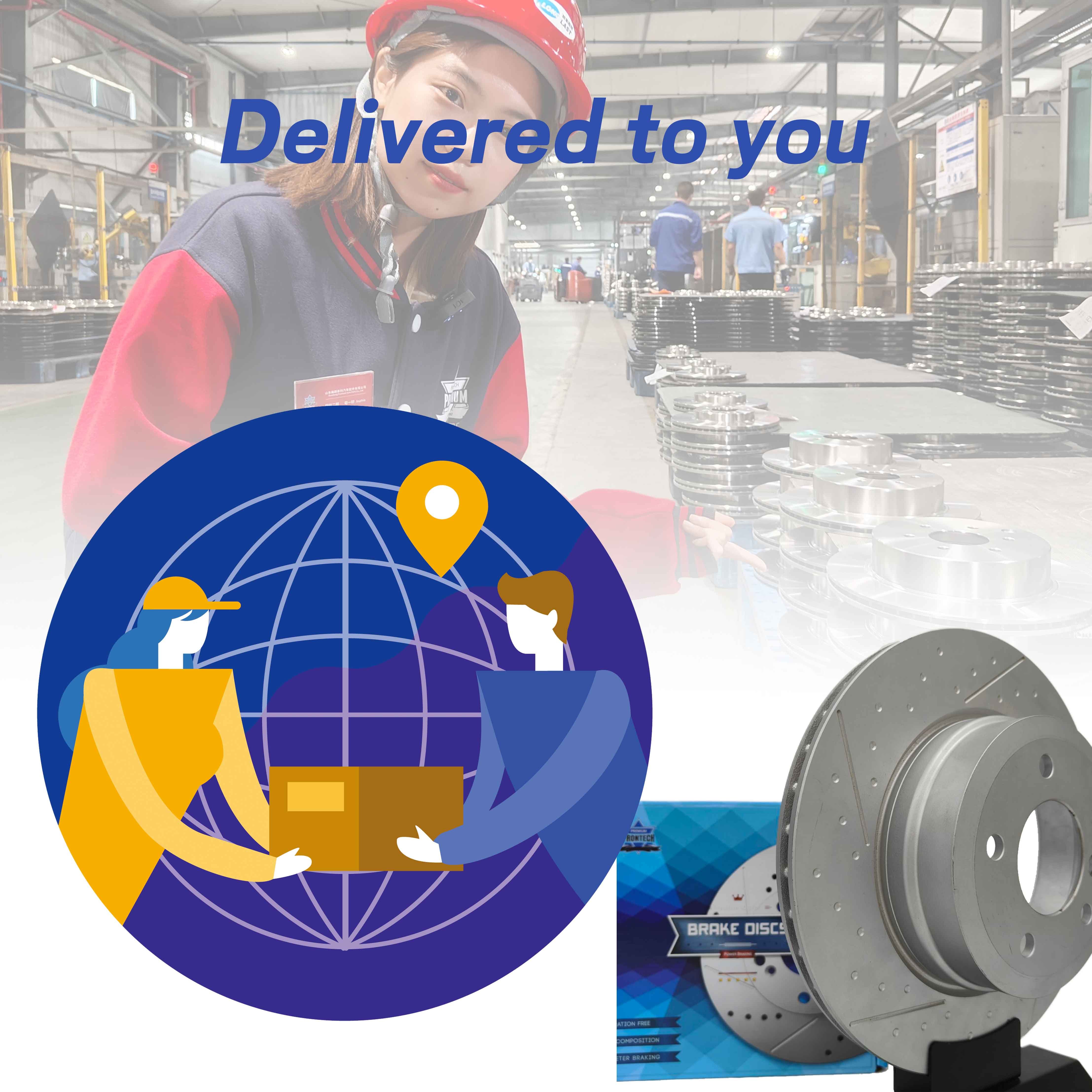 OEM 42431-0R020 High Cost Performance Ratio Car Parts Auto Parts Wholesale Brake System Rear Brake Disc