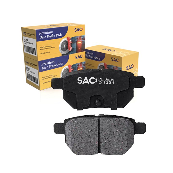 3500700U2230-F01 D1354 Semi-metal Rear Disc Brake Pads for JAC S2 S3 Refine T80 S 3