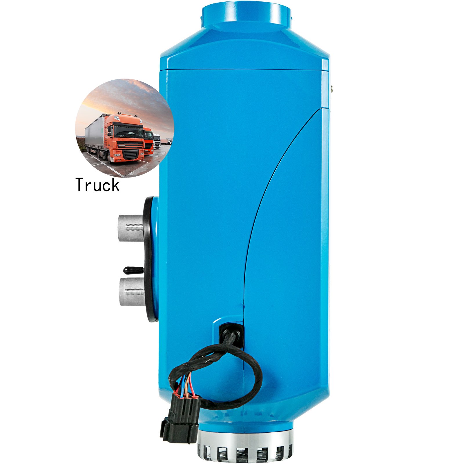 VEVOR NEW Manufacturer Aluminum Body 12v 2kw air Car Parking diesel Heater With Blue LCD Switch